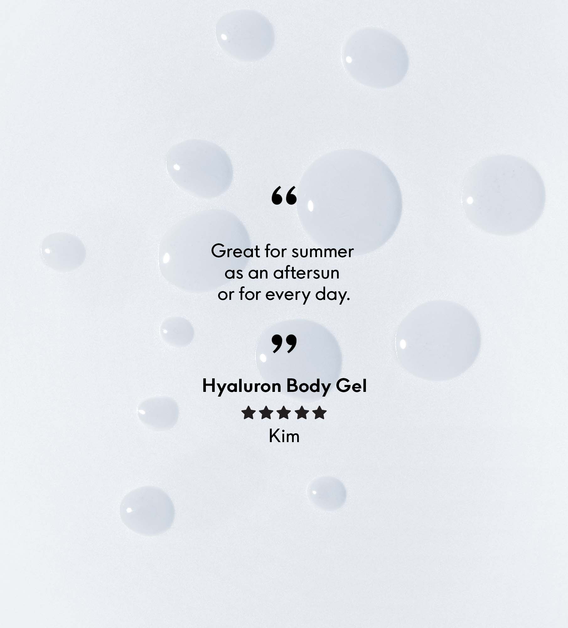 Cooling Body Mist & Hyaluron Body Gel