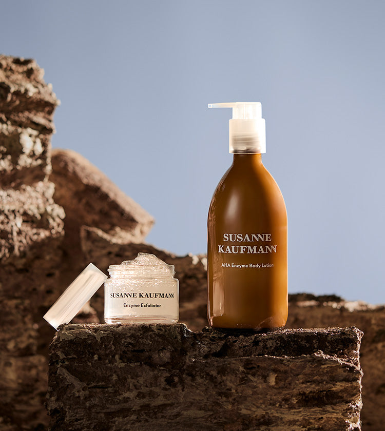 Enzyme Exfoliator & AHA Enzyme Body Lotion