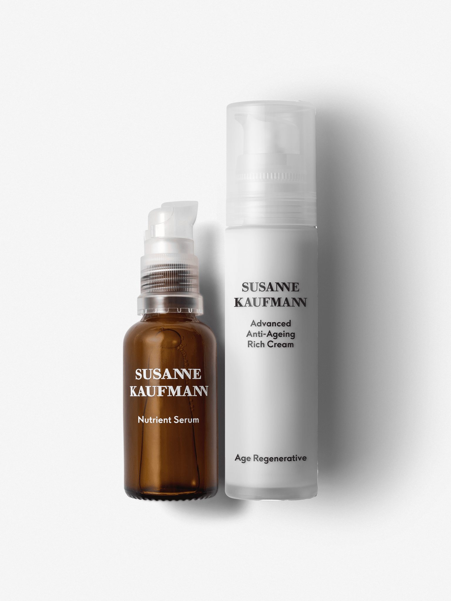 Nutrient Serum & Advanced Anti - Ageing Rich Cream - Susanne Kaufmann EN