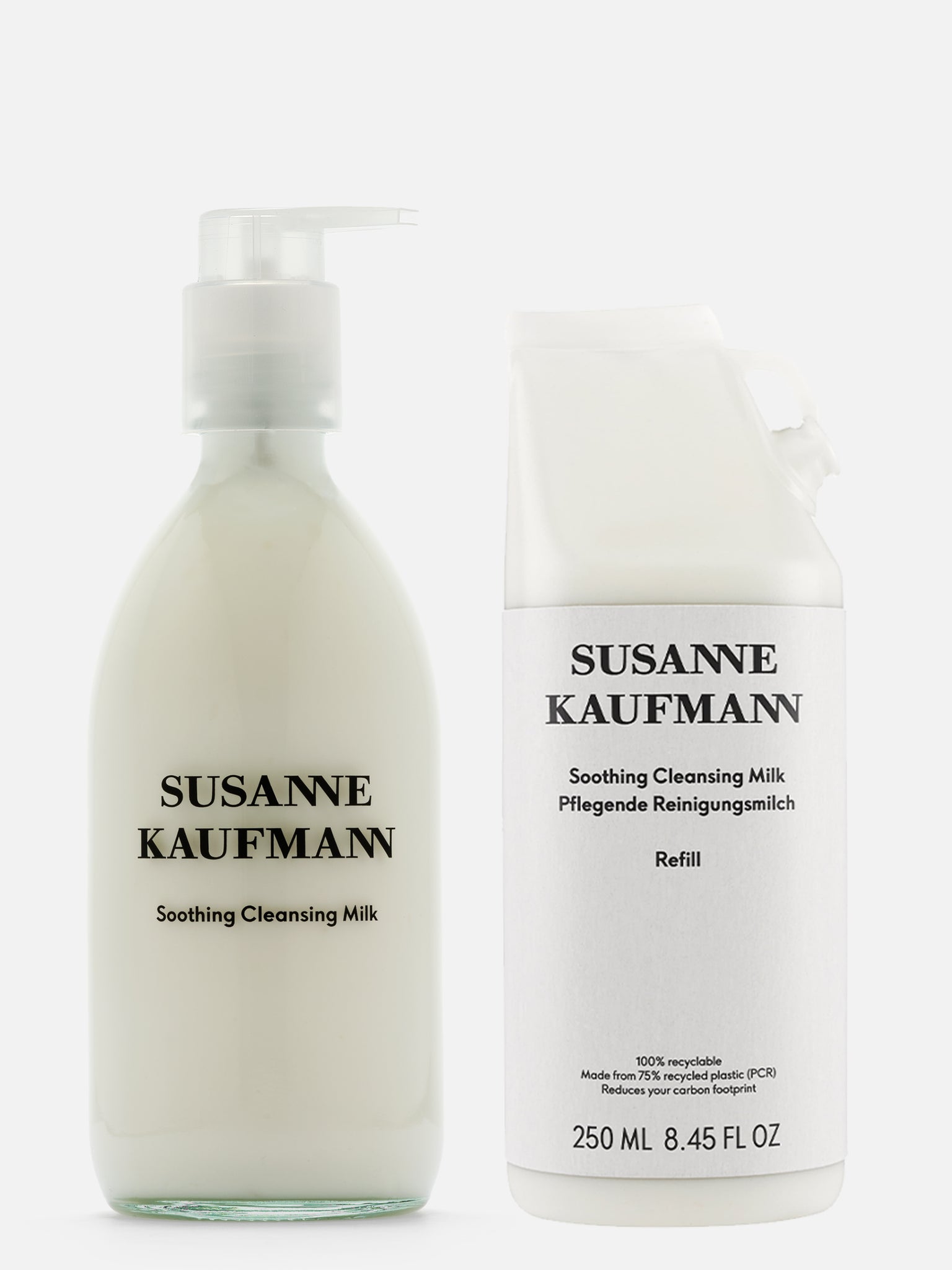 Soothing Cleansing Milk Bottle & Refill Set